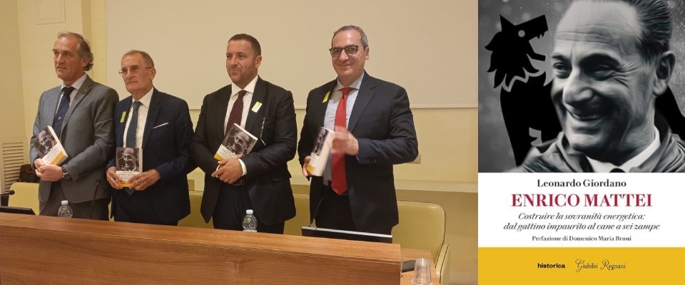 Enrico Mattei patriota e visionario: al Senato il libro di Leonardo Giordano sul grande italiano che ispira l’azione del governo Enrico Mattei patriota e visionario: al Senato il libro di Leonardo Giordano sul grande italiano che ispira l’azione del governo