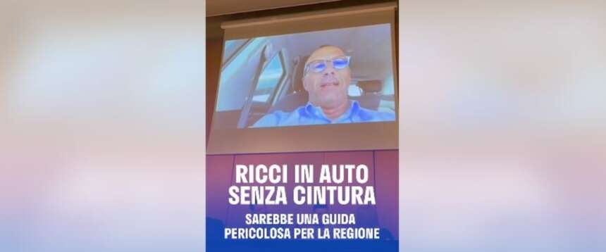 Matteo Ricci in auto senza cintura_ il video che l’inchioda Matteo Ricci in auto senza cintura_ il video che l’inchioda