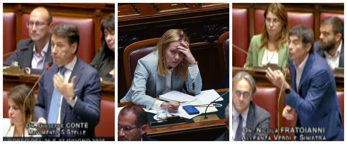 Crisi iraniana, opposizione in tilt: a Conte e Schlein mancano solo i gessetti colorati, Faraone scherza sul burraco Crisi iraniana, opposizione in tilt: a Conte e Schlein mancano solo i gessetti colorati, Faraone scherza sul burraco