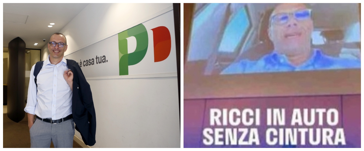 matteo ricci senza cintura di sicurezza il video non mente ma l8217eurodeputato pd non si scusa
