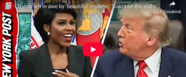 Trump fa il galante con una giornalista angolana: “Bella dentro e fuori” (video) E scattano le solite polemiche