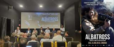 Un momento della presentazione del film Albatross, sulla vita di Almerigo Grilz