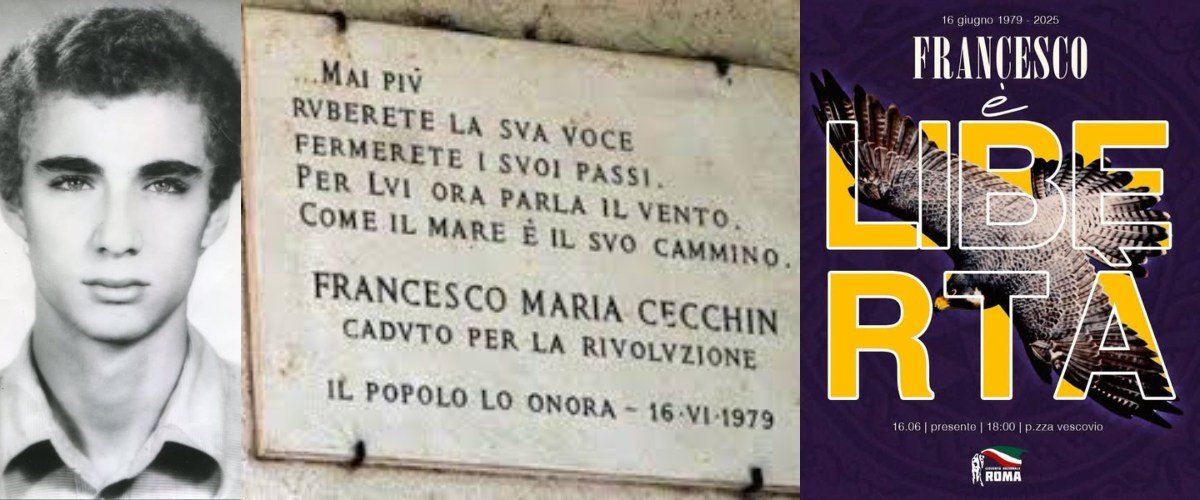 Francesco Cecchin, 46 anni dopo: la veglia per non dimenticare un pezzo di storia italiana. “Di padre in figlio” Francesco Cecchin, 46 anni dopo: la veglia per non dimenticare un pezzo di storia italiana. “Di padre in figlio”