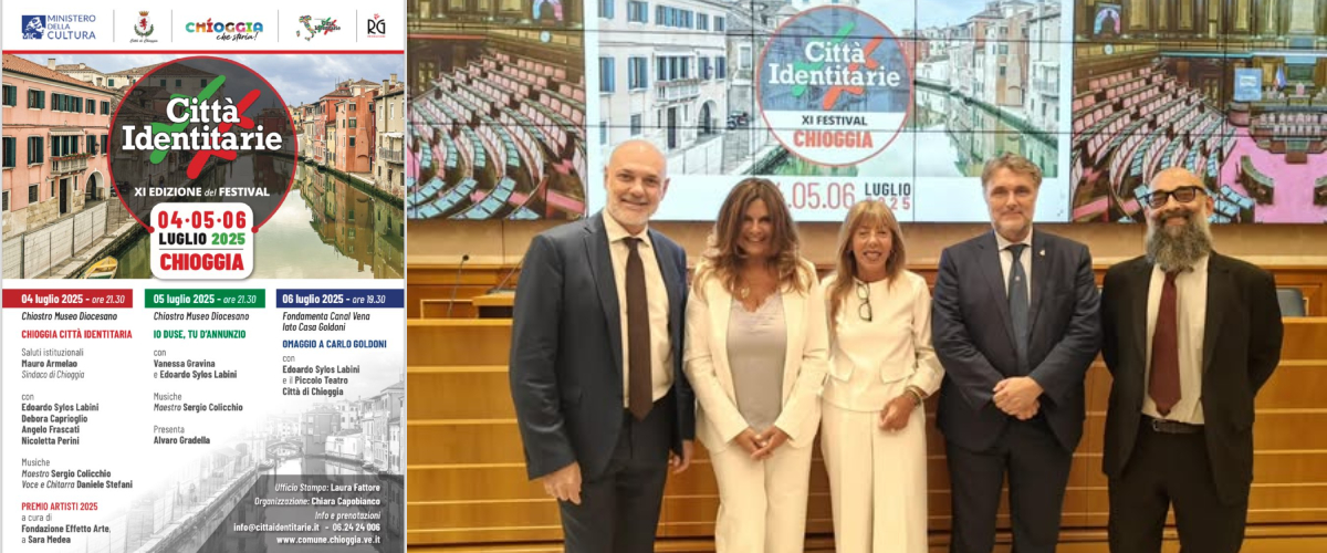 al via l821711esima edizione del festival delle citt224 identitarie a chioggia dal 4 al 6 luglio