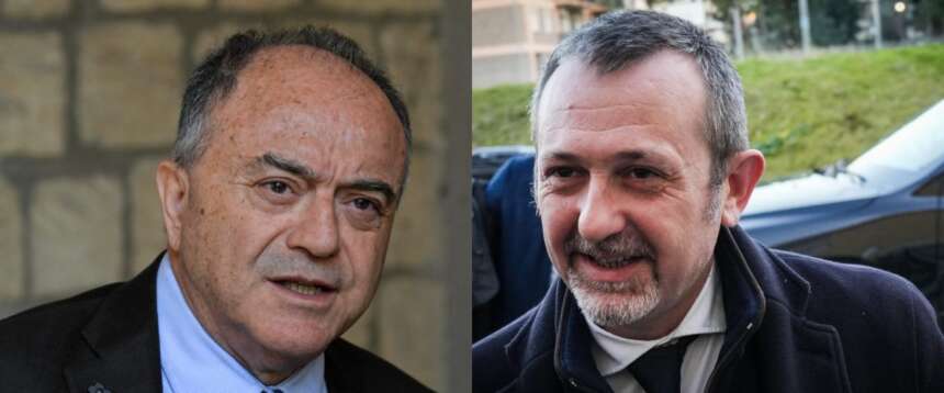 Il procuratore di Napoli, Nicola Gratteri; il sottosegretario alla Giustizia, Andrea Delmastro Il procuratore di Napoli, Nicola Gratteri; il sottosegretario alla Giustizia, Andrea Delmastro