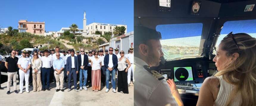 FdI a Lampedusa, il sindaco: “Questo governo ci ascolta”. Arianna Meloni alla Guardia Costiera: “Siete l’orgoglio d’Italia”