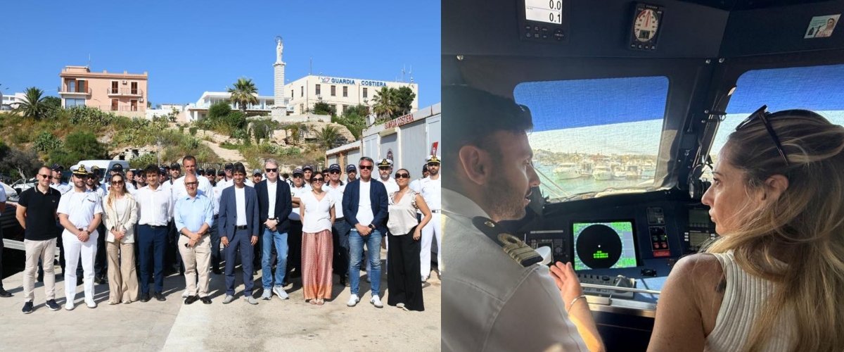 FdI a Lampedusa, il sindaco: “Questo governo ci ascolta”. Arianna Meloni alla Guardia Costiera: “Siete l’orgoglio d’Italia” FdI a Lampedusa, il sindaco: “Questo governo ci ascolta”. Arianna Meloni alla Guardia Costiera: “Siete l’orgoglio d’Italia”