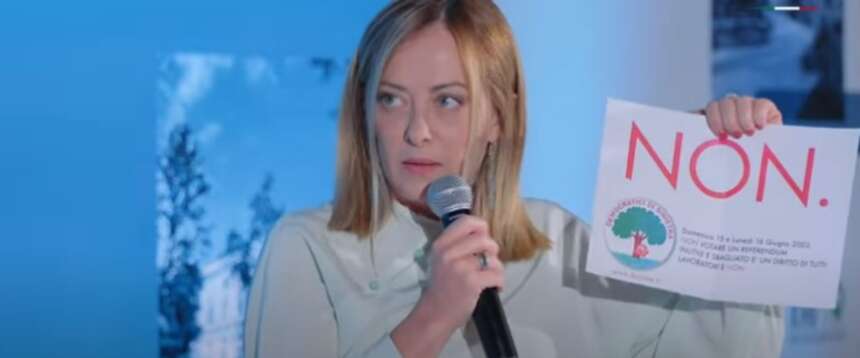 Meloni stende la sinistra: “Mi asterrò, è un diritto. Proprio come chiedevano i Ds nel 2003” Meloni stende la sinistra: “Mi asterrò, è un diritto. Proprio come chiedevano i Ds nel 2003”