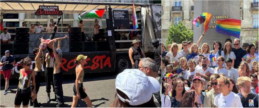 Il Pride di Milano; Elly Schlein & co a Budapest Il Pride di Milano; Elly Schlein & co a Budapest