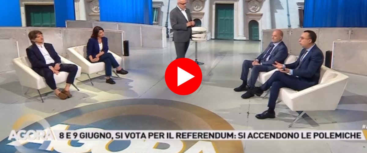 “Grottesco”. Rapisarda smaschera la sinistra ad Agorà: “È un congresso del Pd mascherato da referendum” “Grottesco”. Rapisarda smaschera la sinistra ad Agorà: “È un congresso del Pd mascherato da referendum”
