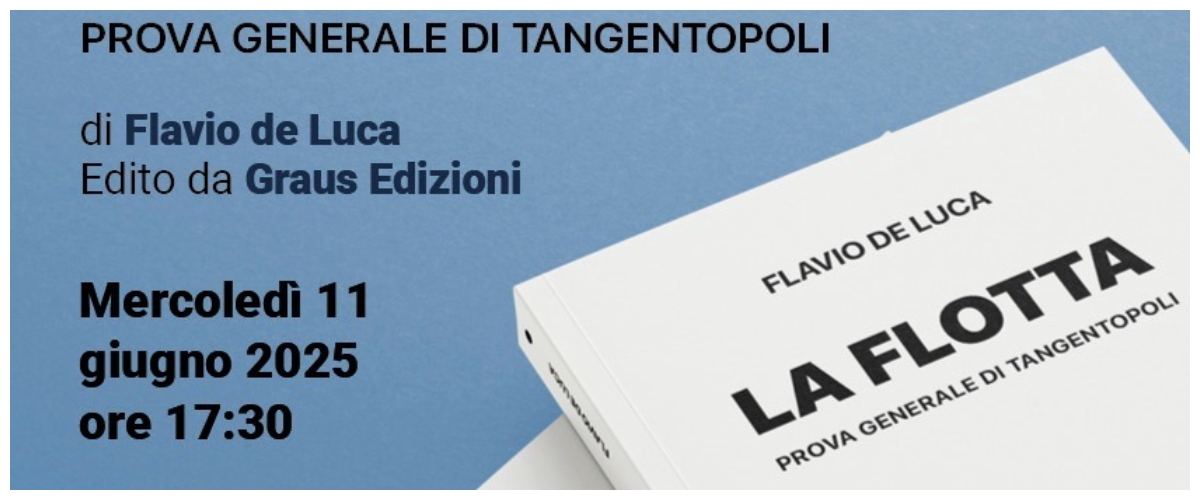 Oggi la presentazione de “La Flotta”: un lungo viaggio che arriva da Sigonella sino a Tangentopoli