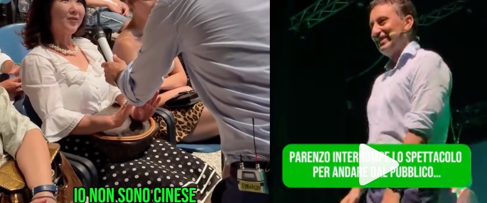 La figuraccia di Parenzo a “La zanzara show” a teatro: ha chiamato “cinese” una donna che non lo era La figuraccia di Parenzo a “La zanzara show” a teatro: ha chiamato “cinese” una donna che non lo era