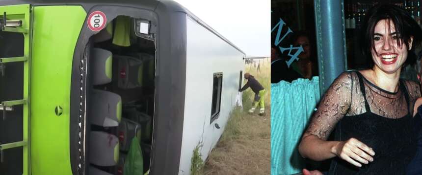 Flixbus diretto a Vienna si ribalta in autostrada, i testimoni: sangue dappertutto. Tra i 23 feriti l’attrice Francesca Nunzi Flixbus diretto a Vienna si ribalta in autostrada, i testimoni: sangue dappertutto. Tra i 23 feriti l’attrice Francesca Nunzi