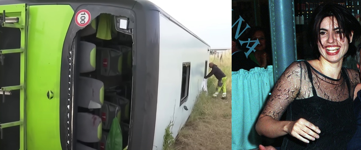 Flixbus diretto a Vienna si ribalta in autostrada, i testimoni: sangue dappertutto. Tra i 23 feriti l’attrice Francesca Nunzi Flixbus diretto a Vienna si ribalta in autostrada, i testimoni: sangue dappertutto. Tra i 23 feriti l’attrice Francesca Nunzi