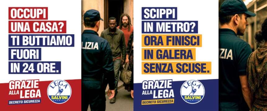 Roma, Gualtieri fa rimuovere i manifesti della Lega sul dl Sicurezza: “Bavaglio comunista, faremo affissioni in tutta Italia” Roma, Gualtieri fa rimuovere i manifesti della Lega sul dl Sicurezza: “Bavaglio comunista, faremo affissioni in tutta Italia”