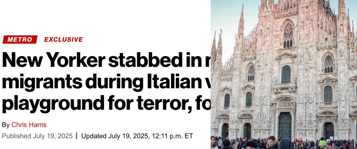 Anche il New York Post boccia Sala: Milano ostaggio dei migranti criminali, è un parco giochi del terrore Anche il New York Post boccia Sala: Milano ostaggio dei migranti criminali, è un parco giochi del terrore