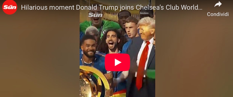 saltelli sorrisoni e pacche sulle spalle trump festeggia col chelsea la vittoria al mondiale per club ed 232 subito trend video