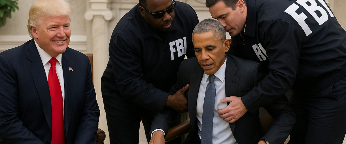 Trump pubblica un video Ai con Obama in manette: l’ex presidente dietro le sbarre sulle note di “Ymca” Trump pubblica un video Ai con Obama in manette: l’ex presidente dietro le sbarre sulle note di “Ymca”
