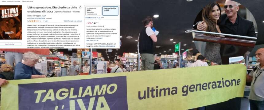 Chi disprezza (Amazon) fa comprare (su Amazon): Ultima generazione vende i suoi libri grazie al nemico “miliardario”