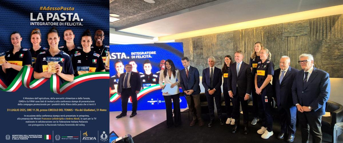 adesso pasta governo e nazionale di pallavolo insieme per il pi249 italiano degli alimenti al bando criminalizzazioni e luoghi comuni