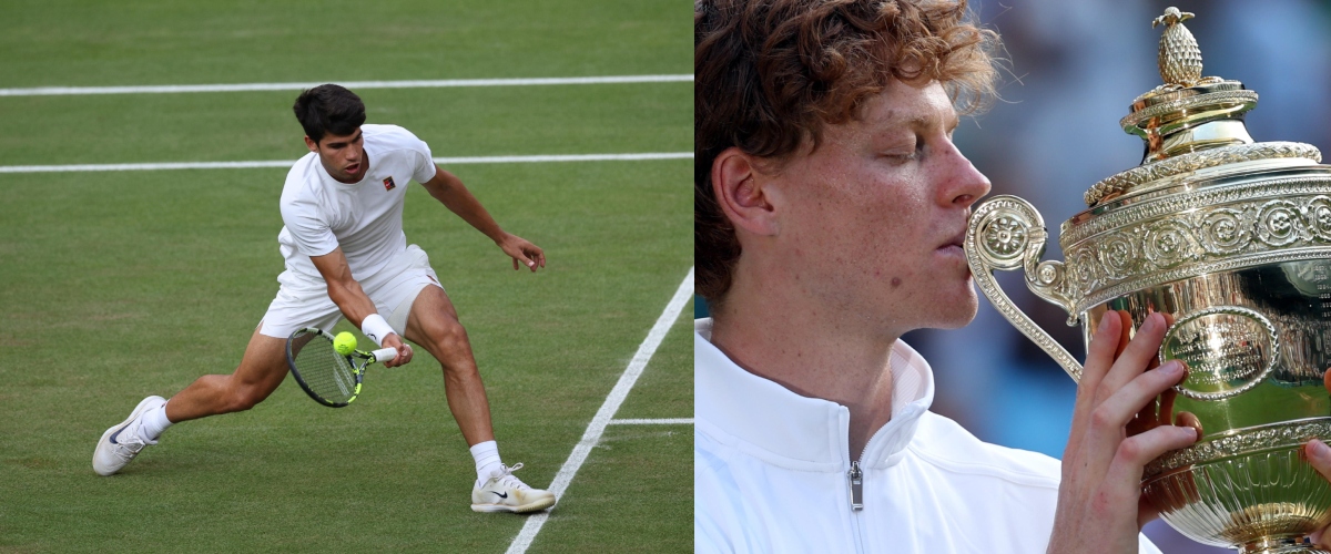 Alcaraz, un’altra “monellata” di Carlos per escorcizzare la brutta sconfitta a Wimbledon con Sinner Alcaraz, un’altra “monellata” di Carlos per escorcizzare la brutta sconfitta a Wimbledon con Sinner