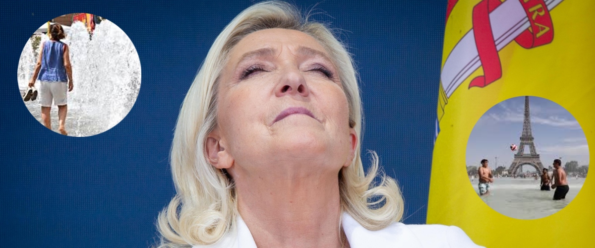 Francia, l’aria condizionata manda in fumo la sinistra. La proposta di Marine Le Pen mette al tappeto i green