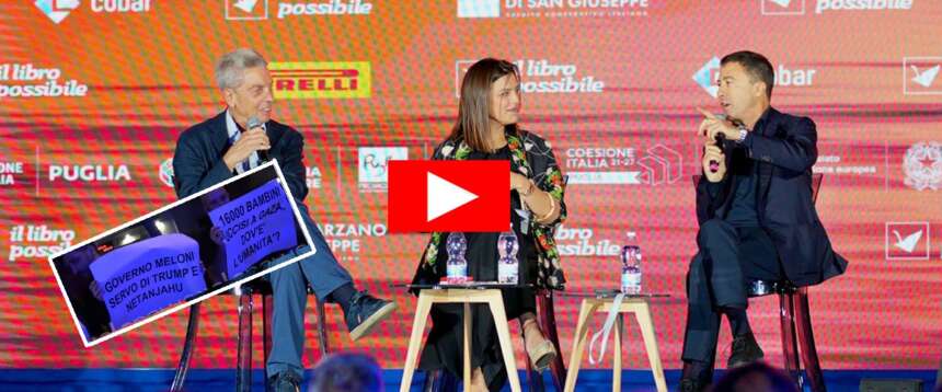 Bocchino (attaccato dai pro Pal) loda la Meloni: “Confermo, le darei il Nobel”. Poi la lite con Padellaro sulla Murgia