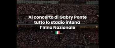 Quasi 60mila persone cantano l’Inno nazionale al concerto di Gabry Ponte
