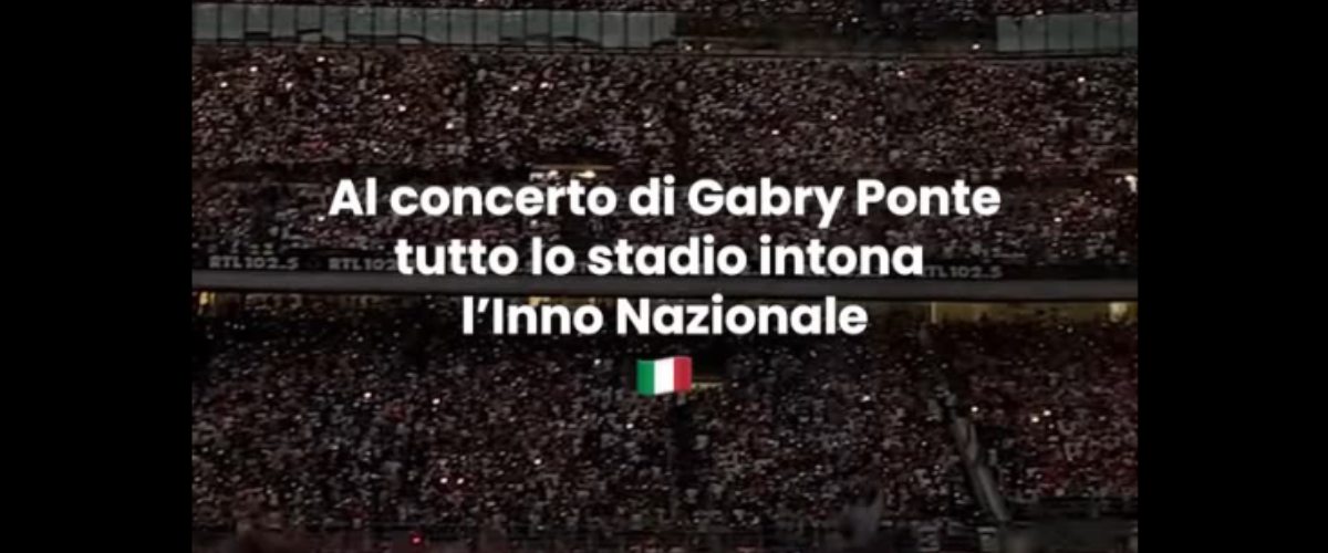 Una scena da brividi al concerto di Gabry Ponte: quasi 60mila voci cantano Fratelli d’Italia. Meloni: «Non ha prezzo» (video) Una scena da brividi al concerto di Gabry Ponte: quasi 60mila voci cantano Fratelli d’Italia. Meloni: «Non ha prezzo» (video)
