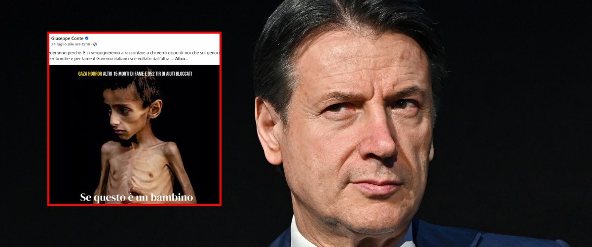 conte strumentalizza anche i bimbi di gaza fdi svela la verit224 dietro il post della vergogna 200 sciacallaggio non politica