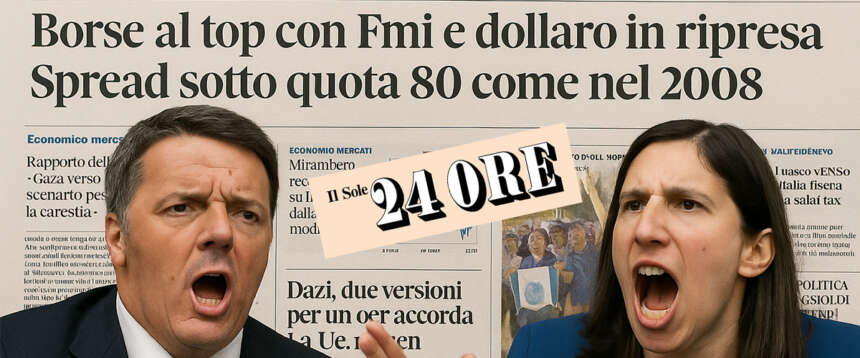 Apocalypse dazi? La sinistra urla, ma intanto la Borsa vola e l’Italia fa record su spread e investimenti Apocalypse dazi? La sinistra urla, ma intanto la Borsa vola e l’Italia fa record su spread e investimenti