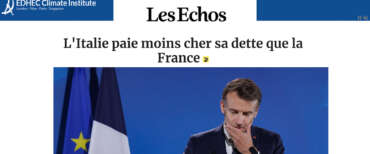 Italia meglio della Francia sui titoli di Stato, per la prima volta dal 2005. Les Echos: “Mercati sedotti dalla Meloni”