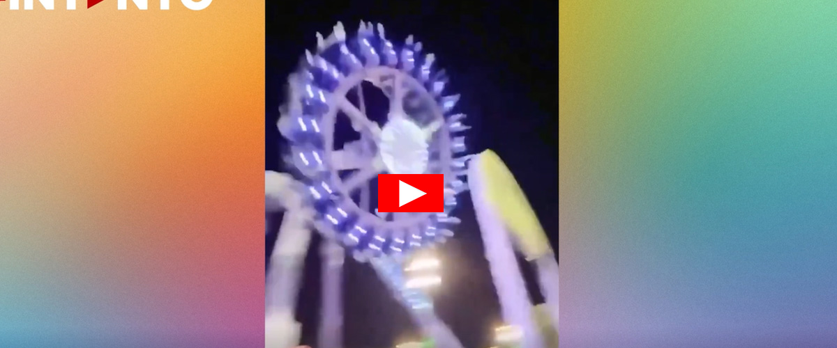 crolla una giostra per bambini in un video la caduta dei bambini i feriti sono 23 tre quelli gravi