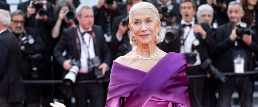 L’attrice premio Oscar Helen Mirren L’attrice premio Oscar Helen Mirren