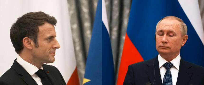 Telefonata di due ore tra Macron e Putin Telefonata di due ore tra Macron e Putin