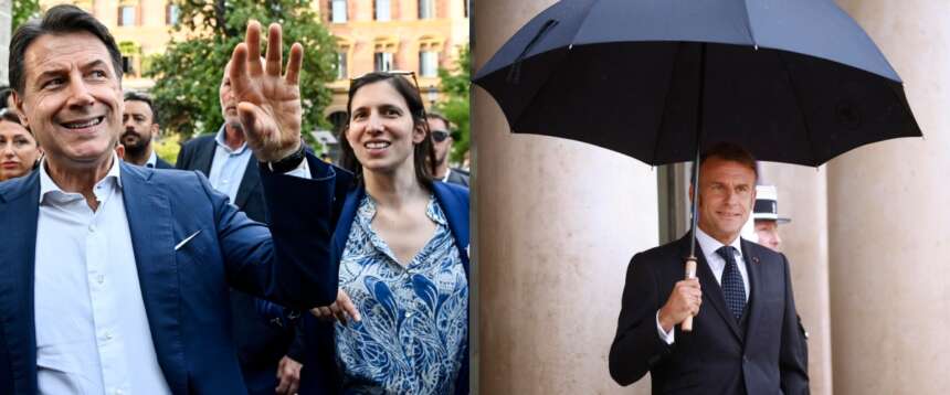 Palestina, Macron fa il bullo con Israele, Schlein e Conte esultano dal carro del perdente. E l’Eliseo restò solo