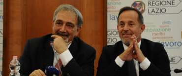 La Corte dei conti promuove la Regione Lazio. In foto, il presidente Rocca e l’assessore al Bilancio Righini
