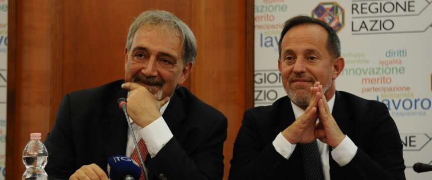 La Corte dei conti promuove la Regione Lazio. In foto, il presidente Rocca e l’assessore al Bilancio Righini La Corte dei conti promuove la Regione Lazio. In foto, il presidente Rocca e l’assessore al Bilancio Righini