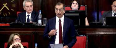 Il sindaco Giuseppe Sala durante il suo intervento a Palazzo Marino