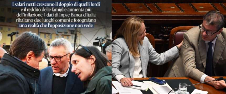 Ceto medio, l’Inps smonta le balle della sinistra: i salari netti crescono il doppio e aumenta il potere d’acquisto delle famiglie Ceto medio, l’Inps smonta le balle della sinistra: i salari netti crescono il doppio e aumenta il potere d’acquisto delle famiglie
