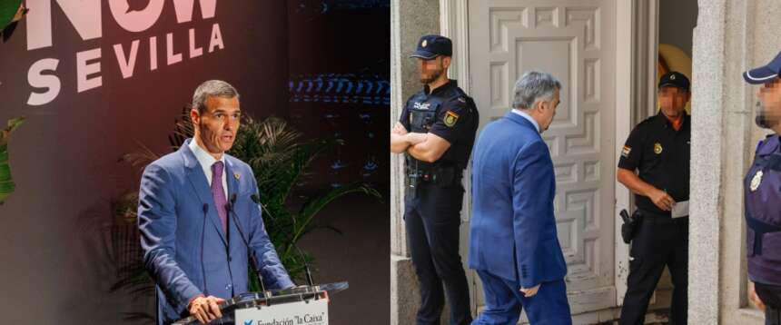 Tangentopoli spagnola: in manette Cerdàn, ex braccio destro di Sanchez. Ora il premier rischia grosso Tangentopoli spagnola: in manette Cerdàn, ex braccio destro di Sanchez. Ora il premier rischia grosso