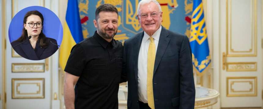 Zelensky con l’inviato di Trump per l’Ucraina Kellogg. Nel riquadro, la nuova premier incaricata Yuliia Svyrydenko Zelensky con l’inviato di Trump per l’Ucraina Kellogg. Nel riquadro, la nuova premier incaricata Yuliia Svyrydenko