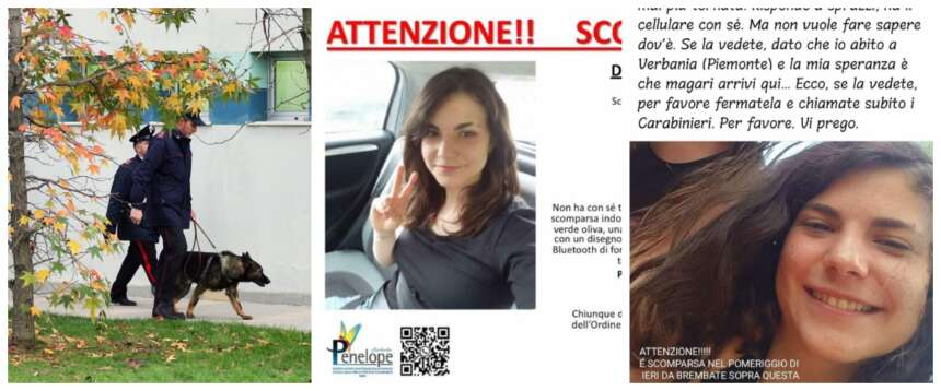Alessia Daminelli svanita nel nulla dove sparì Yara Gambirasio: settimo giorno di ricerche della 15enne di Brembate Alessia Daminelli svanita nel nulla dove sparì Yara Gambirasio: settimo giorno di ricerche della 15enne di Brembate
