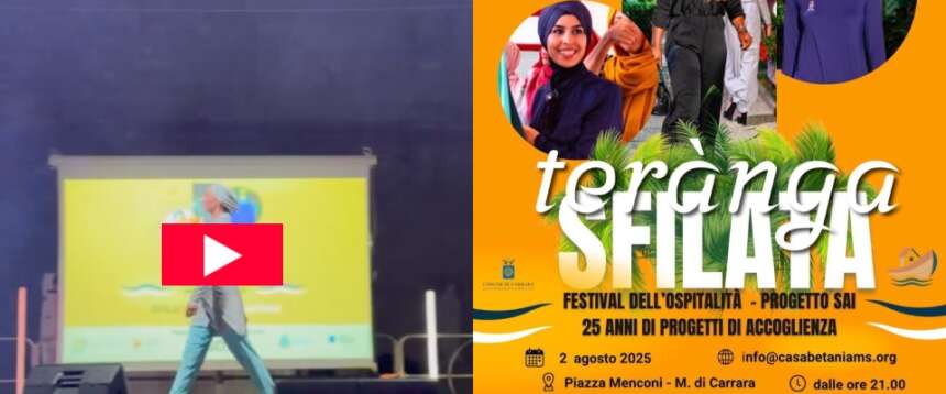 Sfilata col burkini a Marina di Carrara: donne “mascherate” sul palco durante la festa dell’ospitalità (video) Sfilata col burkini a Marina di Carrara: donne “mascherate” sul palco durante la festa dell’ospitalità (video)