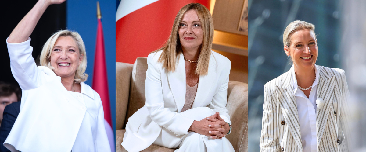 Giorgia, Marine e Alice: chi dice leader donna dice destra, ma ai radical chic proprio non va giù