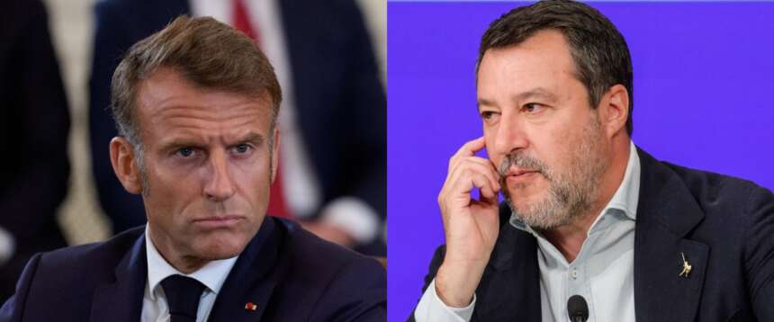 La frase di Salvini in dialetto milanese su Macron scomoda la diplomazia La frase di Salvini in dialetto milanese su Macron scomoda la diplomazia
