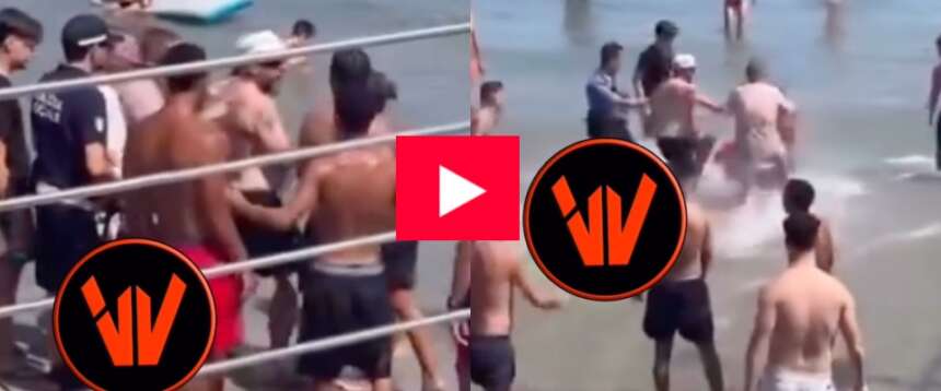 Pugni, placcaggi e ciabattate: sulla spiaggia di Alassio scatta la rissa e un “maranza” viene fermato dalla Polizia (video) Pugni, placcaggi e ciabattate: sulla spiaggia di Alassio scatta la rissa e un “maranza” viene fermato dalla Polizia (video)