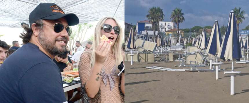 Nubifragio in Romagna, danni agli stabilimenti. Il patron del Papeete attacca: “Dove sono quelli del caro-lettini?” Nubifragio in Romagna, danni agli stabilimenti. Il patron del Papeete attacca: “Dove sono quelli del caro-lettini?”