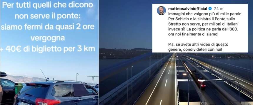 Stretto, file interminabili per i traghetti: Salvini filma tutto (video). Ma in piazza tornano i no-Ponte… Stretto, file interminabili per i traghetti: Salvini filma tutto (video). Ma in piazza tornano i no-Ponte…
