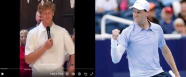 Sinner numero uno anche nel ping pong